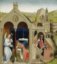 Weyden, Rogier van der: The dream of the Pope Sergius