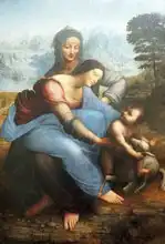 Vinci, Leonardo: Madonna and St. Anna