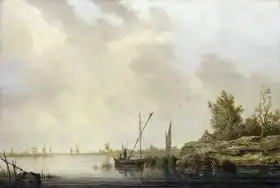 Cuyp, Aelbert: The river with windmills in the distance