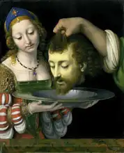 Solario, Andrea: Salome head St. John the Baptist
