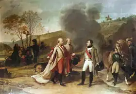 Gros, Antoine-Jean: Interview between Napoleon I and Francis II. After the battle of Austerlitz, 4.12 1805