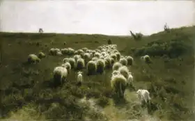 Mauve, Anton: Return of the herd, Laren