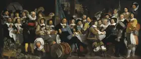 Helst, Bartholomeus van der: Celebration of Peace, Münster, June 18, 1648, Amsterdam