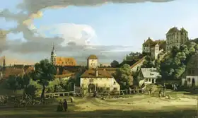 Bellotto, Bernardo: Pirna Obertor from the South