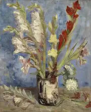 Gogh, Vincent van: Vase with gladioli