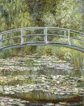 Monet, Claude: Pond with water lilies