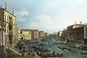 Canaletto, Giovanni: Regatta on the Grand Canal, Venice