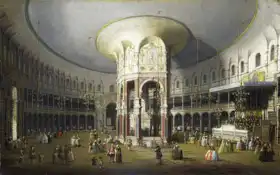Canaletto, Giovanni: Interior of the Rotunda at Ranelagh