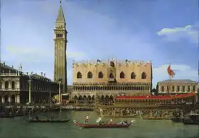 Canaletto, Giovanni: Channel front of the Church of the Ascension