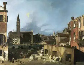 Canaletto, Giovanni: Stonemason workshop
