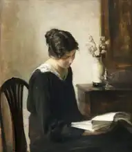 Holsöe, Carl: Lady in black
