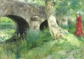 Larsson, Carl: Bridge at Grez