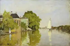 Monet, Claude: Houses Achterzaan
