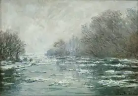 Monet, Claude: Ice floes near Vetheuil