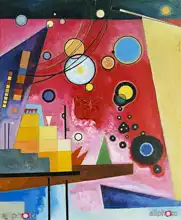 Kandinsky, Wassily: Heavy red