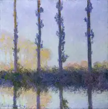 Monet, Claude: Four trees