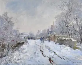 Monet, Claude: Snowy Argenteuil