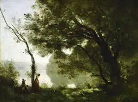 Corot, J. B. Camille: Greetings from Mortefontaine