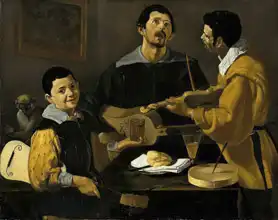 Velazquez, Diego: The three musicians