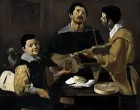 Velazquez, Diego: The three musicians