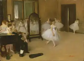 Degas, Edgar: Dance class