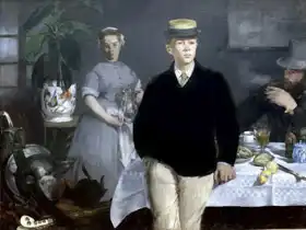 Manet, Edouard: Lunch in the studio