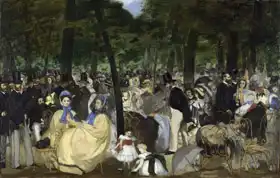 Manet, Edouard: Music in the Tuileries gardens