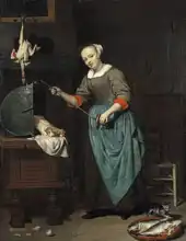 Metsu, Gabriel: Cook