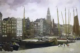 Breitner, George Hendrik: Damrak street in Amsterdam