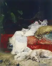 Clairin, Georges: Portrait of Sarah Bernhardt