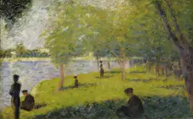 Seurat, Georges: Study for the painting Sunday on La Grande Jatte