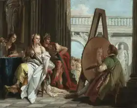 Tiepolo, Giovanni Battista: Alexander the Great and Campaspe in the studio of Apelles
