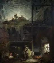 Robert, Hubert: Barn