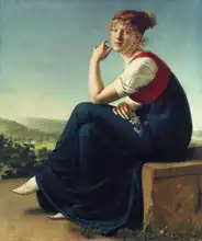 Gottlieb Schick, Christian: Portrait of Heinrike Dannecker