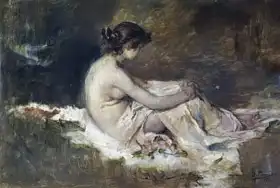 Camarlench, Ignacio Pinazo: Female nude