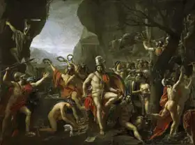 David, Jacques-Louis: Leonidas at Thermopylae
