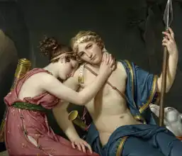 David, Jacques-Louis: Parting Telemachus and Eucharia