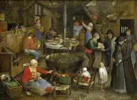 Brueghel, Jan, the elder: Visit the farm