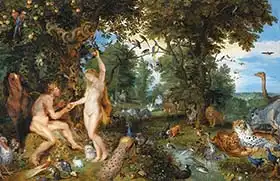 Brueghel, Jan, the elder: Garden of Eden and the fall of man