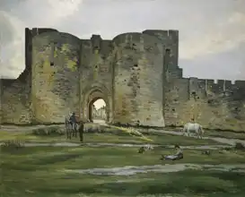 Bazille, Jean Frederic: Porte de la Reine in Aigues Mortes