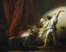 Fragonard, Jean-Honoré: Love scene