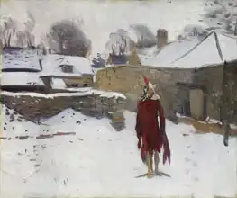 Sargent, John Singer: Clown on snow