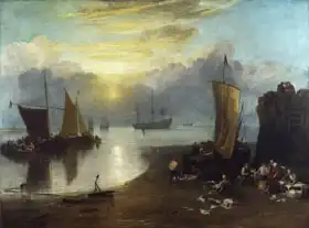 Turner, William: Rising sun in the haze
