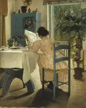 Ring, Laurits Andersen: At breakfast