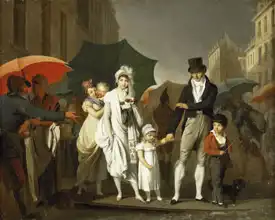 Boilly, Louis-Leopold: Downpour