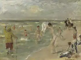 Liebermann, Max: Swimming in Zandvoort