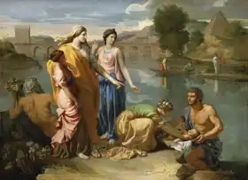 Poussin, Nicolas: Moses rescued from the water