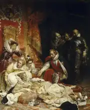Delaroche, Paul: Death of Elizabeth I, Queen of England