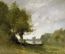 Trouillebert, Paul-Désiré: Pond near Nangis