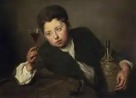 Mercier, Philippe: Young wine drinker